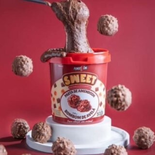 Pasta de Amendoim Sweet – 500g Bombom de Avelã – Power One