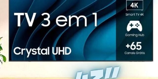 Smart TV Samsung 43″ Crystal UHD 4K 43CU8000