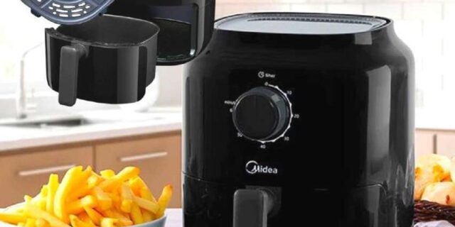 Fritadeira sem Óleo MiniFry 3L Midea Preta 127V