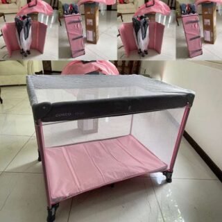 Berço Portátil Cosco Origin 0 a 15Kg Rosa