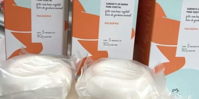 Sabonete em Barra Puro Vegetal Tododia Macadâmia – 5 un de 90g