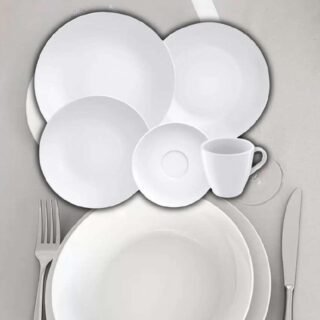 Aparelho de Jantar e Chá 20 Peças Tramontina de Porcelana
