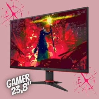 Monitor AOC Gamer Speed 24G2HE5 23,8″ W-LED Full HD Widescreen IPS 75Hz 1ms HDMI VGA