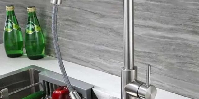 Torneira de Cozinha Gourmet Spray Ducha Extensível Escovado – Mm House