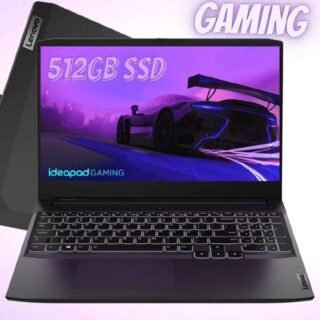 Lenovo 82MG0009BR – Notebook ideapad Gaming 3i, i5-11300H, 8GB, 512GB SSD Dedicada GTX 1650 4GB 15.6″ FHD WVA W11