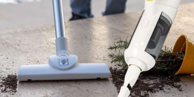 Aspirador De Pó Vertical Portatil Kärcher 2 Em 1 Vcl 2, 1000w, 500ml, 220v, Branco – 93984650 – Karcher