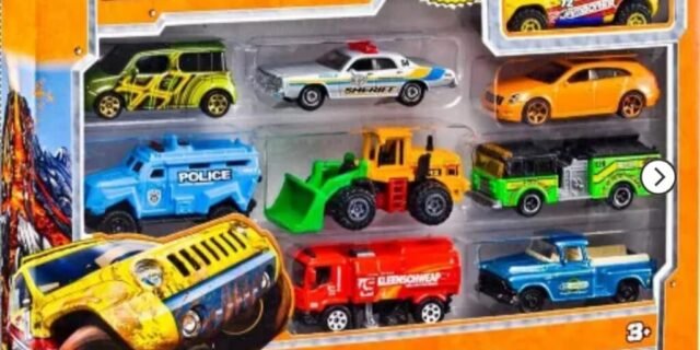 Matchbox, Pacote 9 Carros, Multicolorido, Conjunto colecionável Mattel Gift Pack