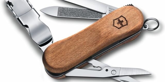 Canivete Victorinox NailClip 580 Wood, Nogueira, 6 funções