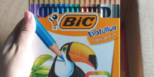 Lápis de Cor Sextavado BIC Evolution, 36 Cores