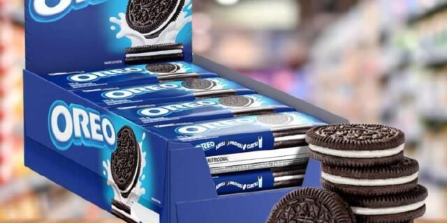 Oreo Biscoito Recheado Original Display Com 8 Unidades De 36G