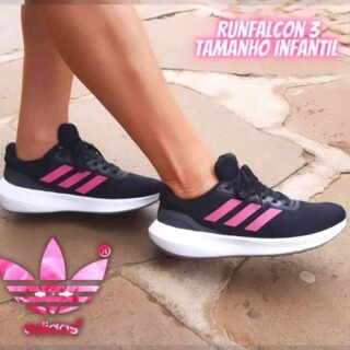 Tênis RunFalcon 3 Lace Adidas Infantil