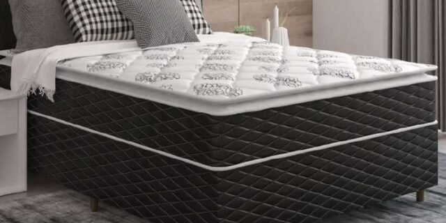 Cama Box Casal (Box + Colchão) Umaflex – de Molas Ensacadas 51cm de Altura Duomo