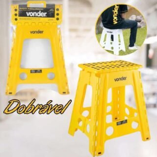 Vonder Banqueta Plástica Dobrável Altura 450 Mm