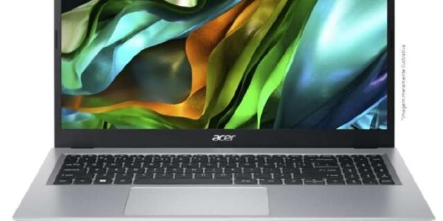 Notebook Acer aspire 3 A315-510P-35D2 Intel core I3 8GB RAM 512GB SSD (UHD) 15.6” LED FULL HD 60Hz Windows 11