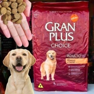 Ração GranPlus Choice Frango e Carne Cães Adultos 10,1kg