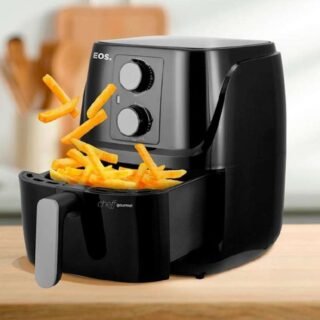 Fritadeira Sem Óleo Air Fryer EOS 3L Preta EAF30 110V