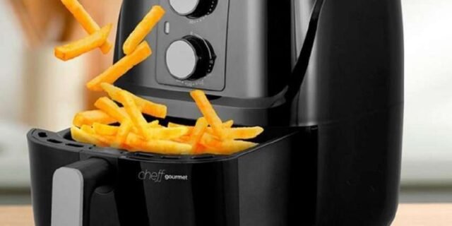 Fritadeira Sem Óleo Air Fryer EOS 3L Preta EAF30 110V