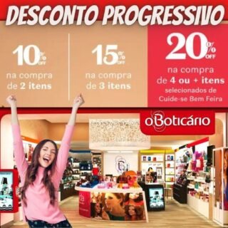 Desconto progressivo na linha Cuide-se Bem Feira