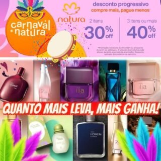 LEVE 3 ou MAIS Itens com 40% de Desconto Real + Cupom