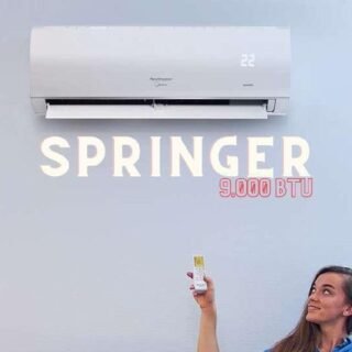 Ar Condicionado Split Inverter Springer Midea Airvolution Connect 9000 BTUs Frio 220V