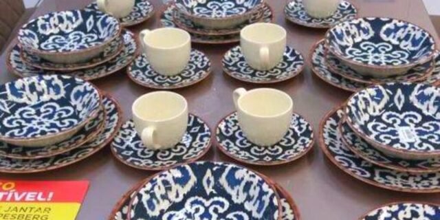 Aparelho de Jantar Chá 30 Peças Haus Cerâmica