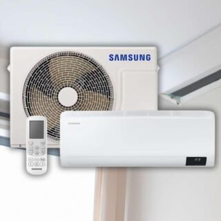 Ar-condicionado Split Samsung Digital Inverter Ultra 9.000 BTUs Frio AR09CVHZAWKNAZ Branco 220V