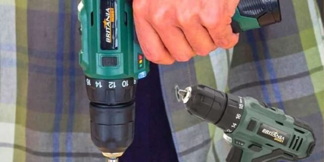 Furadeira e Parafusadeira a Bateria de Bancada – Britânia Hobby Velocidade Variável 3/8”