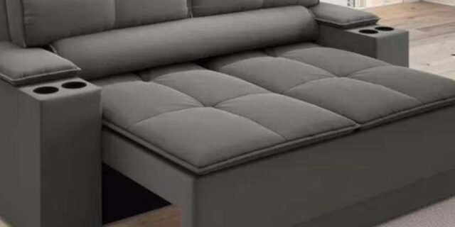 Sofá 2 Lugares Retrátil Reclinável Velosuede Up Next Sofás (4 Cores)