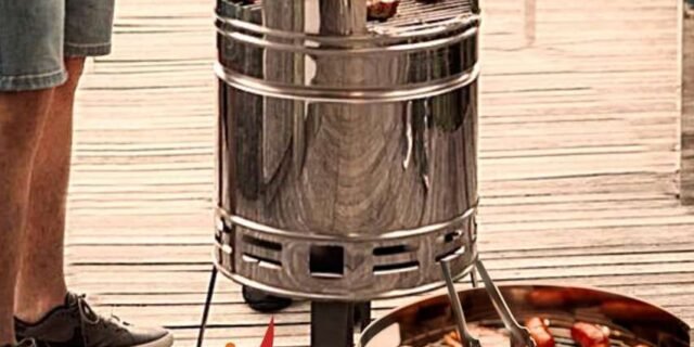 Churrasqueira Inox a Carvao Tramontina