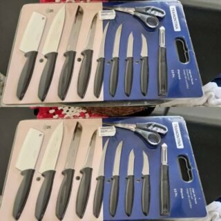 Tramontina Jogo Facas Inox 10pc Plenus Pre, Preto