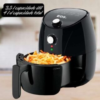 Fritadeira Sem Óleo Air fryer Eos Chef Gourmet 4 Litros Preto Eaf40p 110v
