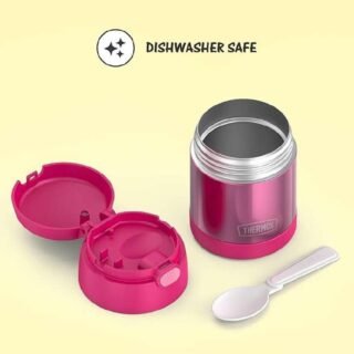 THERMOS Recipiente para comida FUNTAINER, para crianças, 295 ml, rosa