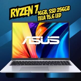 Notebook Asus Vivobook, AMD Ryzen 7-4800h, 16GB, SSD 256GB, Tela 15.6 Linux