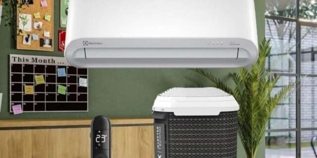 Ar Condicionado Split Hi Wall Inverter Electrolux Color Adapt 12000 BTU/h Frio 220V