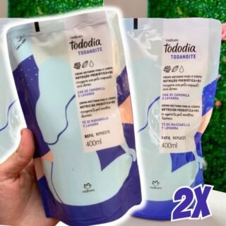 Kit Refil Creme Noturno Para o Corpo Todo 2unid de 400ml
