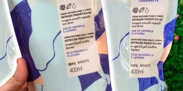 Kit Refil Creme Noturno Para o Corpo Todo 2unid de 400ml