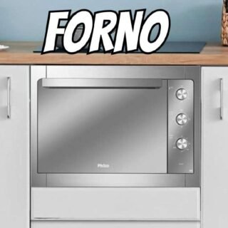 Forno Elétrico de Embutir Philco PFE47E Esmaltado Dupla Resistência 47L 220V