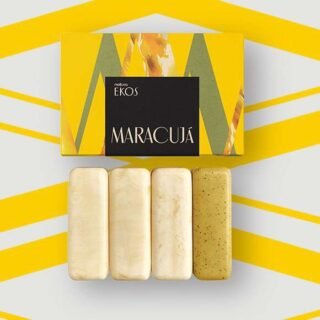 Sabonete em Barra Puro Vegetal Cremoso e Esfoliante Ekos Maracujá – 4 un. de 100g