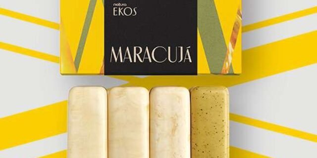 Sabonete em Barra Puro Vegetal Cremoso e Esfoliante Ekos Maracujá – 4 un. de 100g