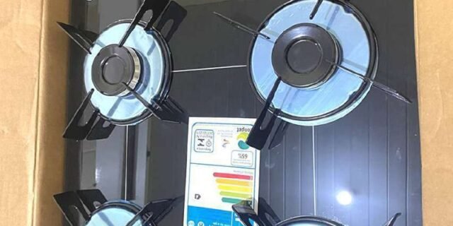 Cooktop 4 bocas Chamalux ultra chama preto Bivolt Trempe de Chapa