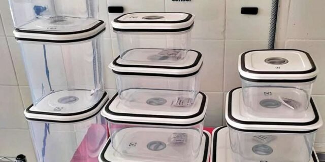 Electrolux – Kit Potes de Plástico Hermético, 10 unidades