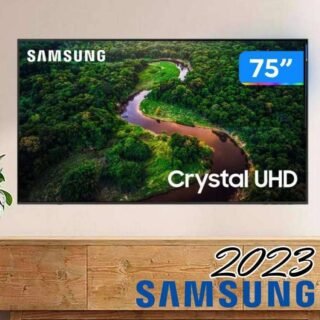 Samsung Smart Tv Crystal 75″ 4k Uhd Cu8000 – Alexa Built In, Samsung Gaming Hub, Painel Dynamic Crystal Color