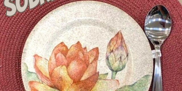 Prato Sobremesa Lotus Alleanza Acetinado 6 un