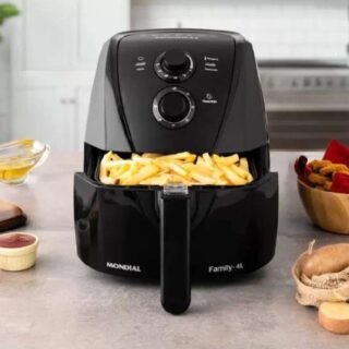Fritadeira Elétrica sem Óleo/Air Fryer Mondial – AFN-40-BF Preta com Timer 220V