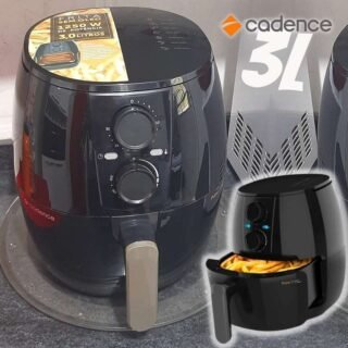 Fritadeira sem Óleo Cadence Pratic Fryer, 3L, Preta, 110V