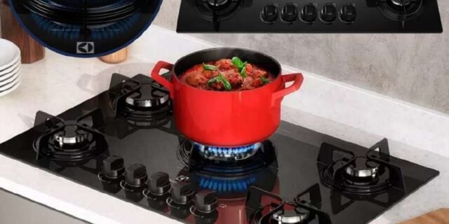 Cooktop 5 Bocas Electrolux A Gás Com Tripla Chama (ke5tp)