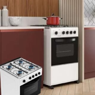 Fogão 4 Bocas Esmaltec Branco Bali