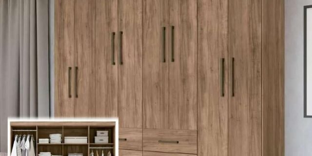 Guarda-roupa Casal 8 Portas 6 Gavetas Santos Andirá Liverpool