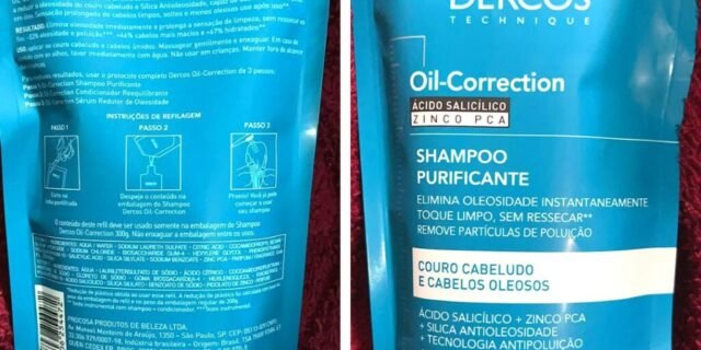 Vichy Dercos Refil Shampoo Oil Correction 200G