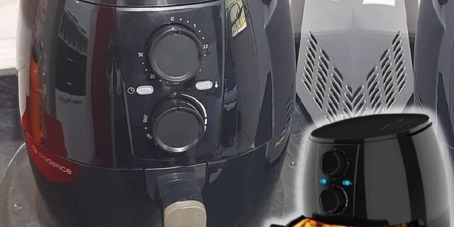 Fritadeira sem Óleo Cadence Pratic Fryer, 3L, Preta, 110V, FRT515